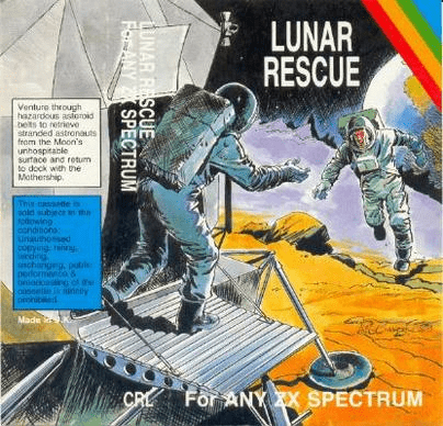 Lunar Rescue box art for ZX Spectrum